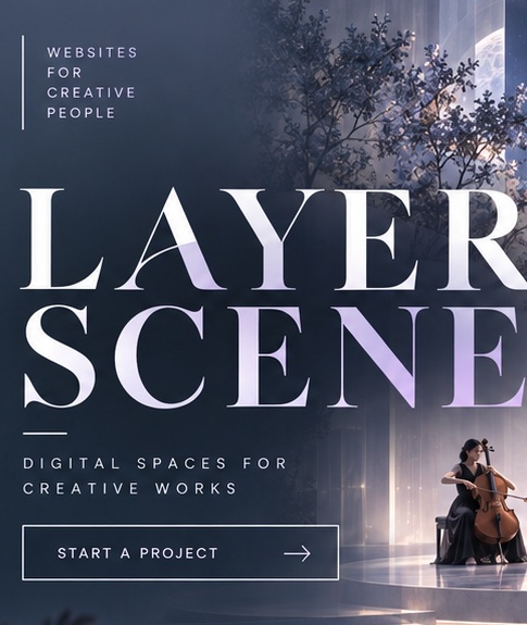 LayerScene — digital spaces for creative works